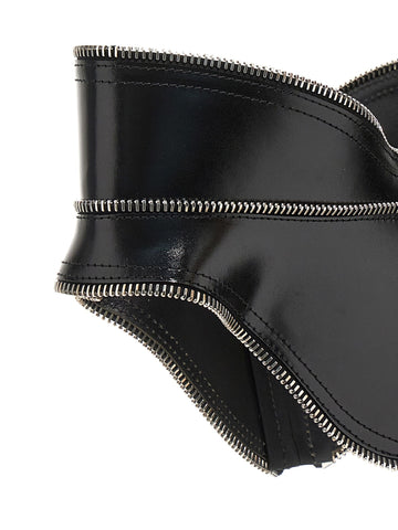 Black Leather Regular Belt