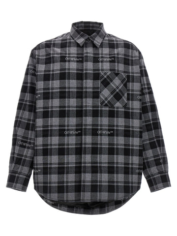 Gray Cotton Shell Jacket