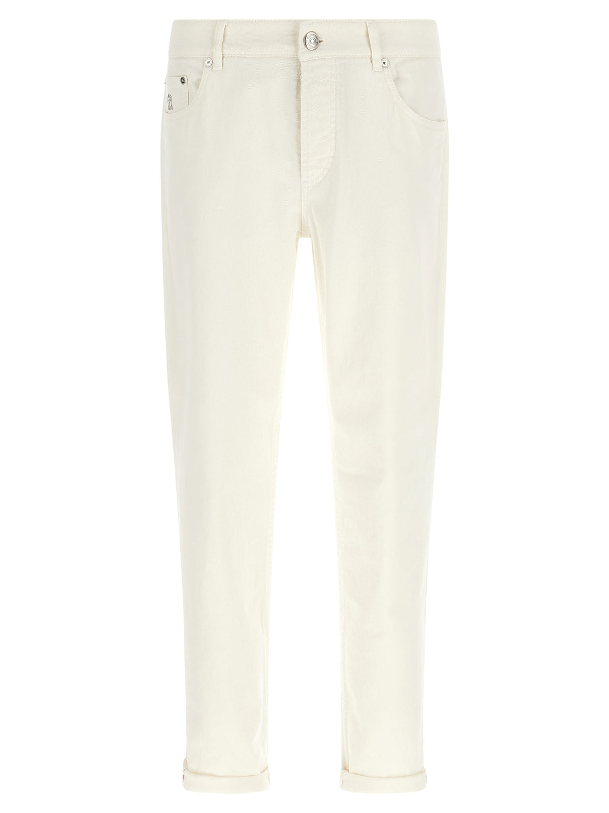 White Cotton Jeans Denim