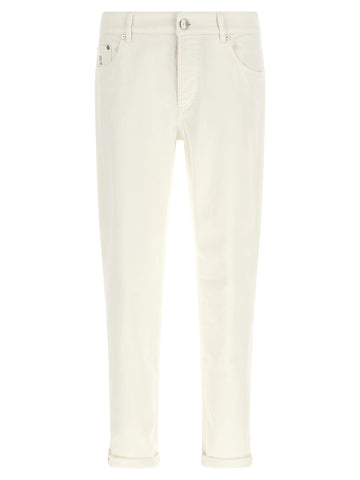 White Cotton Jeans Denim