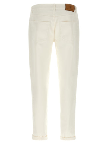 White Cotton Jeans Denim