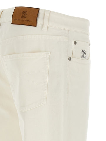 White Cotton Jeans Denim