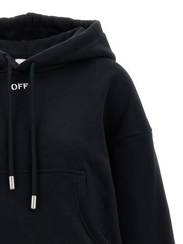 Black Cotton Hoodie