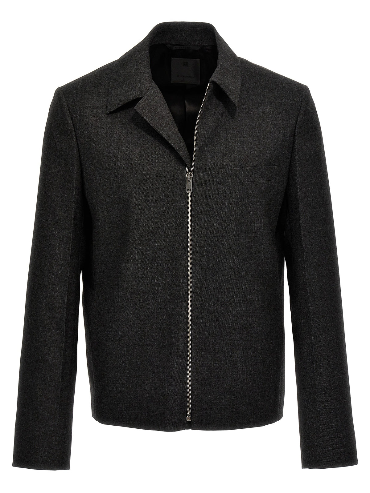 Gray Virgin Wool Jacket