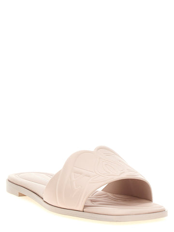 Multicolor Calfskin Slides