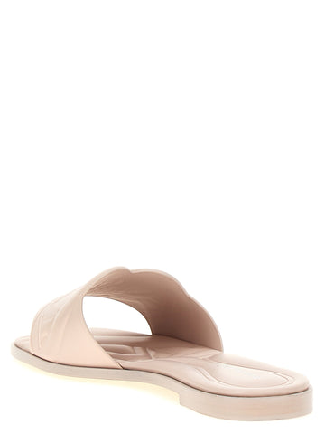 Multicolor Calfskin Slides