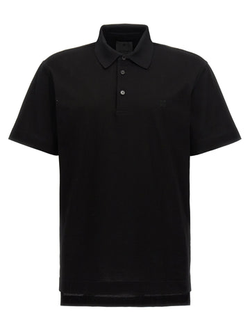 Black Cotton Polo Shirt