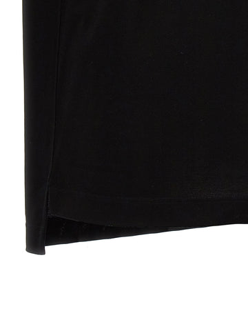 Black Cotton Polo Shirt