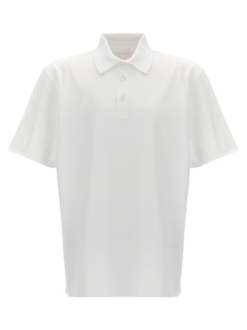 White Cotton Polo Shirt