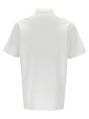 White Cotton Polo Shirt