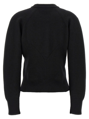 Black Wool Cardigan