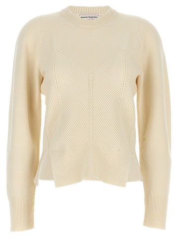 White Wool Cardigan