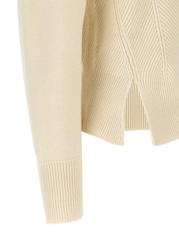 White Wool Cardigan