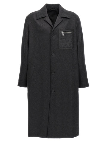 Gray Cashmere Coat