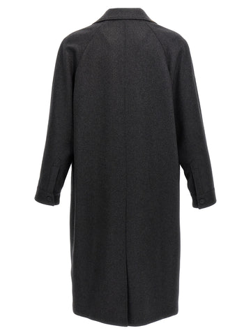 Gray Cashmere Coat
