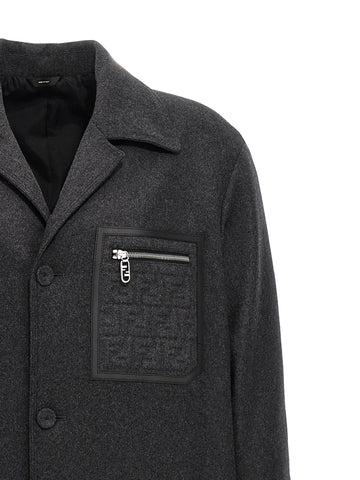Gray Cashmere Coat