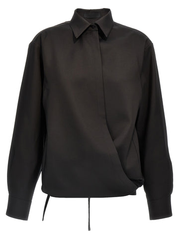 Black Wool Blouse