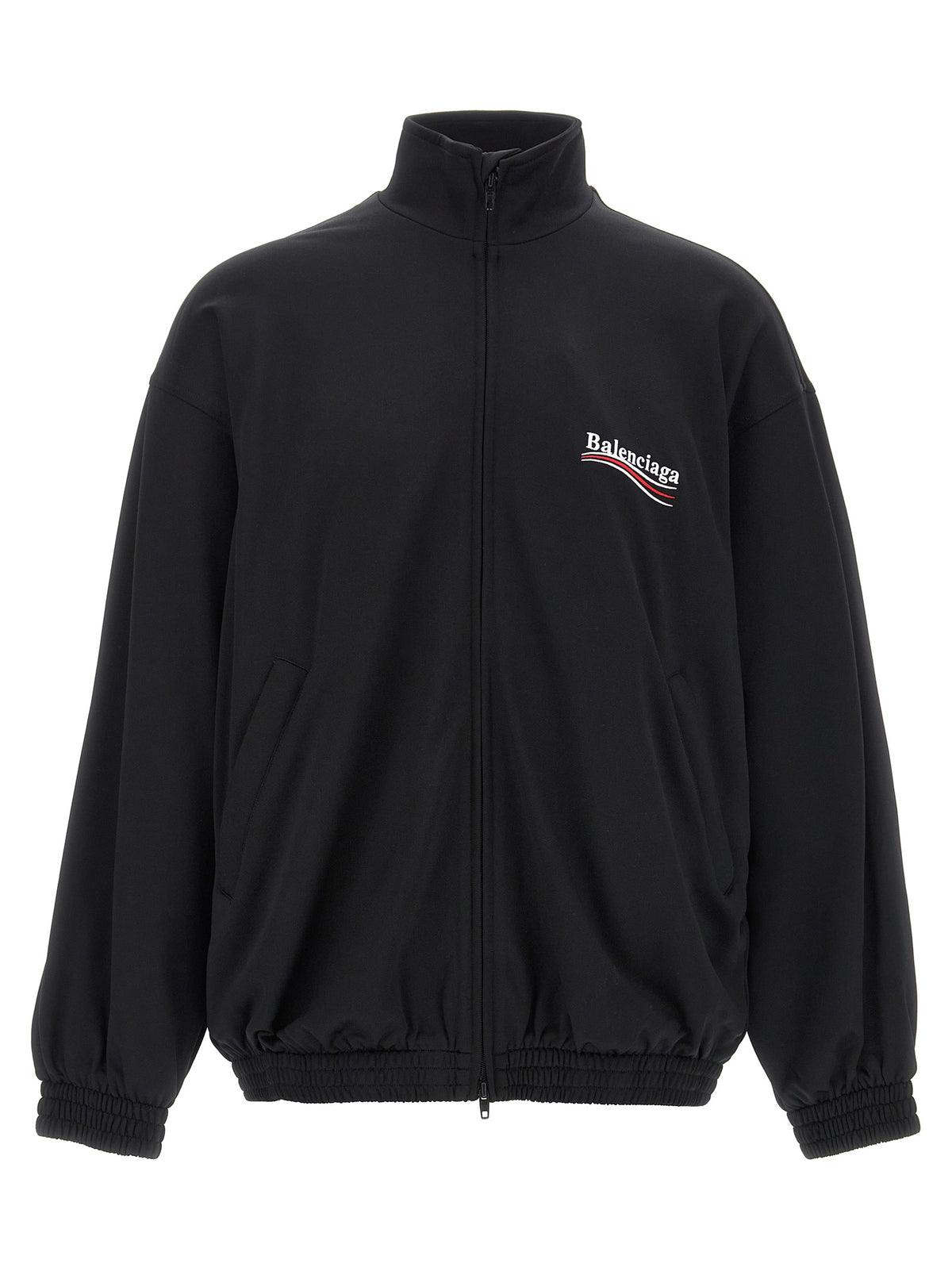 Black Polyamide Sweatshirt
