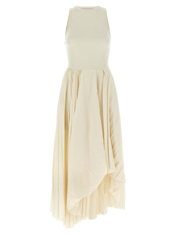 White Cotton Long Dress