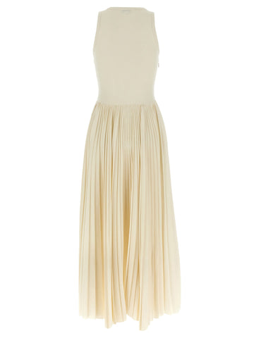 White Cotton Long Dress