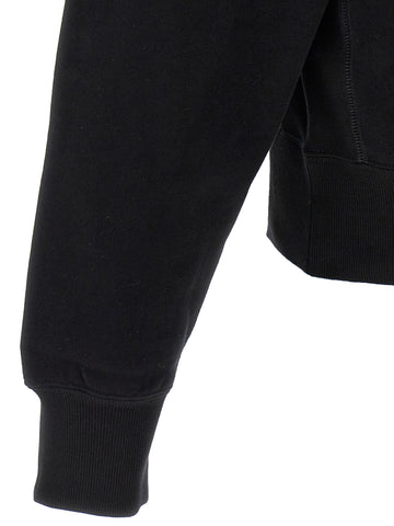 Black Cotton Sweatshirt