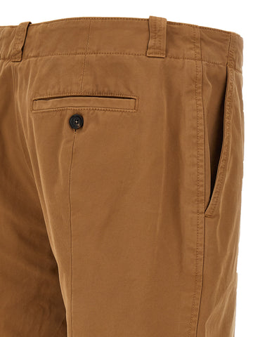Brown Cotton Chino Pants