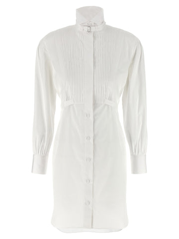 White Cotton Midi Dress