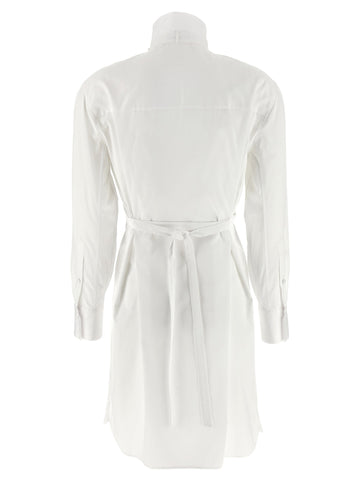 White Cotton Midi Dress