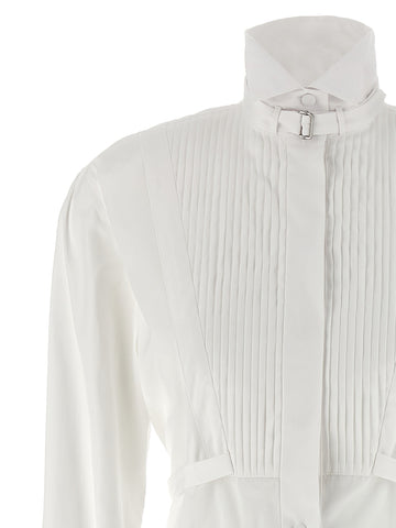 White Cotton Midi Dress