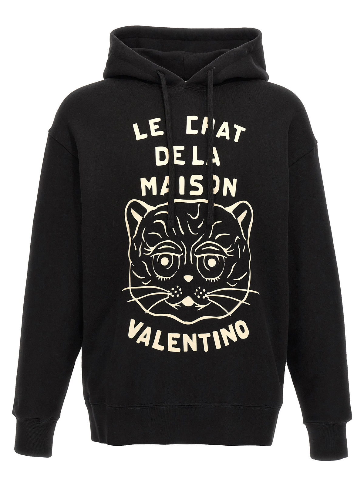 Black Cotton Sweatshirt