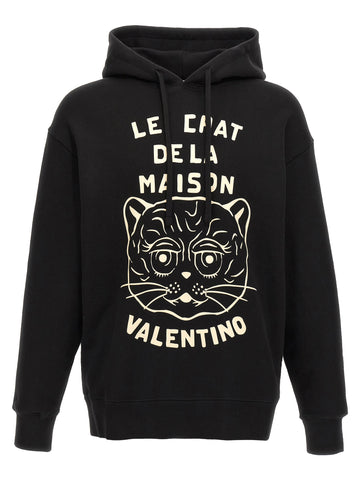 Black Cotton Sweatshirt