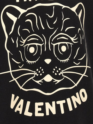 Black Cotton Sweatshirt