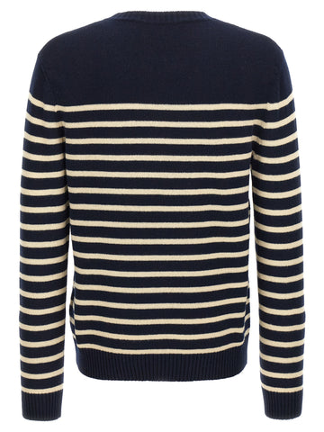 Blue Virgin Wool Cardigan