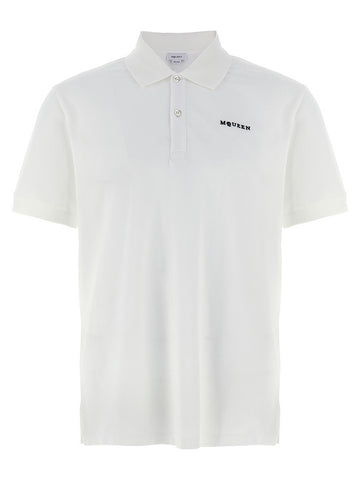 Bicolor Cotton Polo Shirt