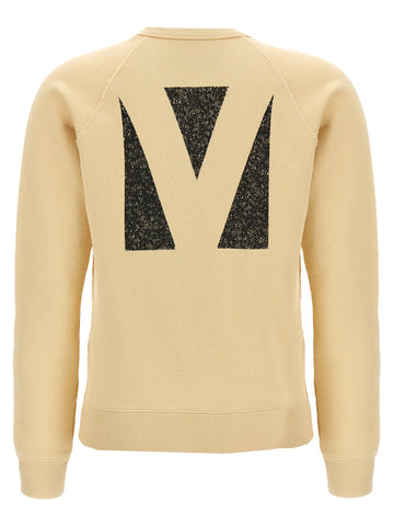 Beige Cotton Sweatshirt