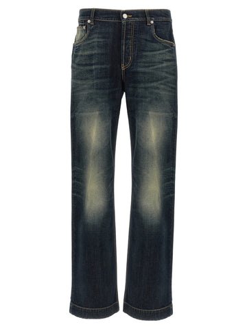Blue Cotton Jeans Denim