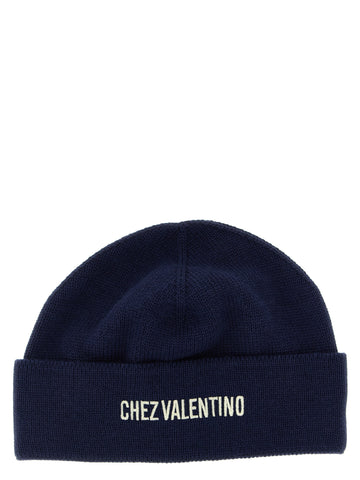Blue Cotton Beanie