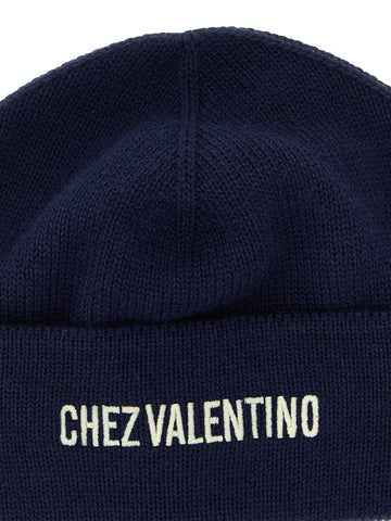 Blue Cotton Beanie