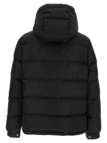 Black Polyamide Full-Length Jacket