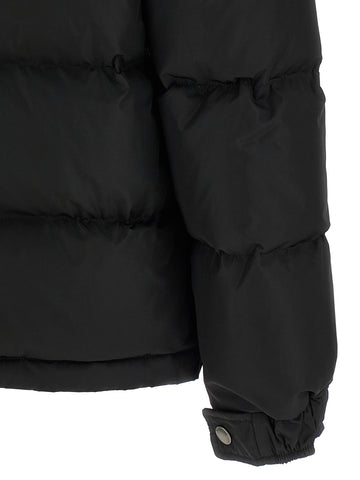 Black Polyamide Full-Length Jacket