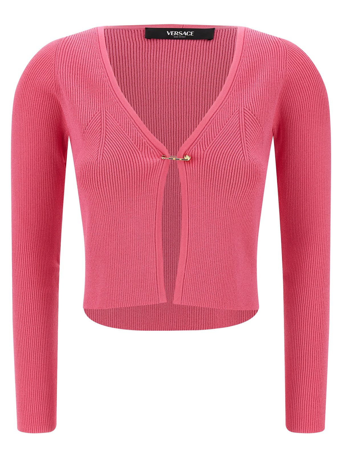 Fuchsia Viscose Cardigan