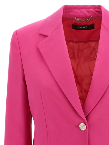Fuchsia Virgin Wool Blazer