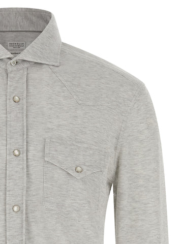 Gray Cotton Blouse