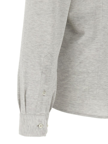 Gray Cotton Blouse