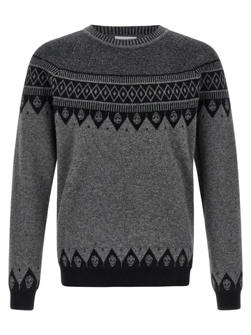 Gray Wool Cardigan