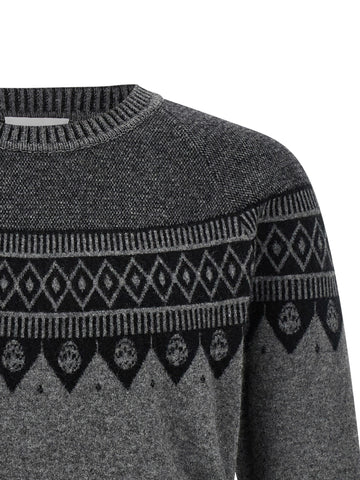 Gray Wool Cardigan