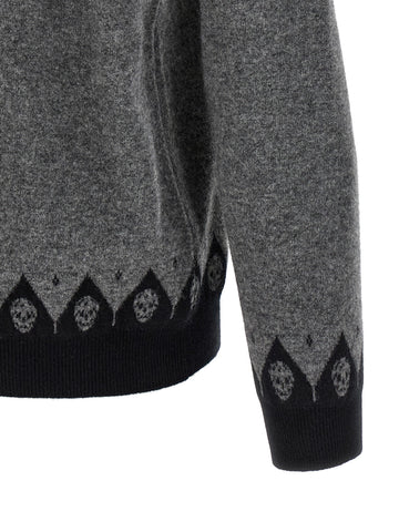 Gray Wool Cardigan