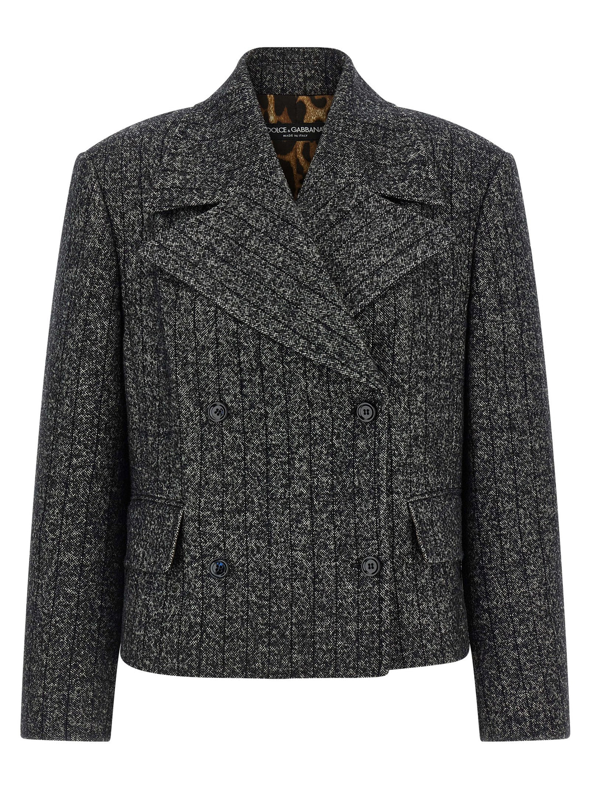 Bicolor Elastane Blazer