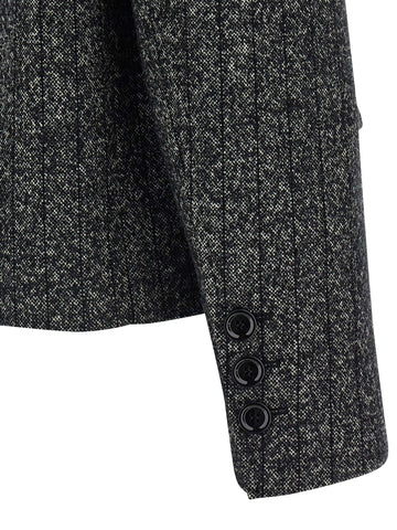 Bicolor Elastane Blazer