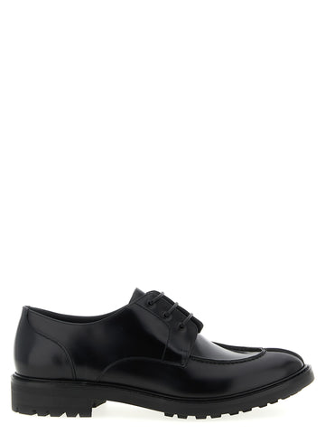 Black Calfskin Oxfords And Derbies